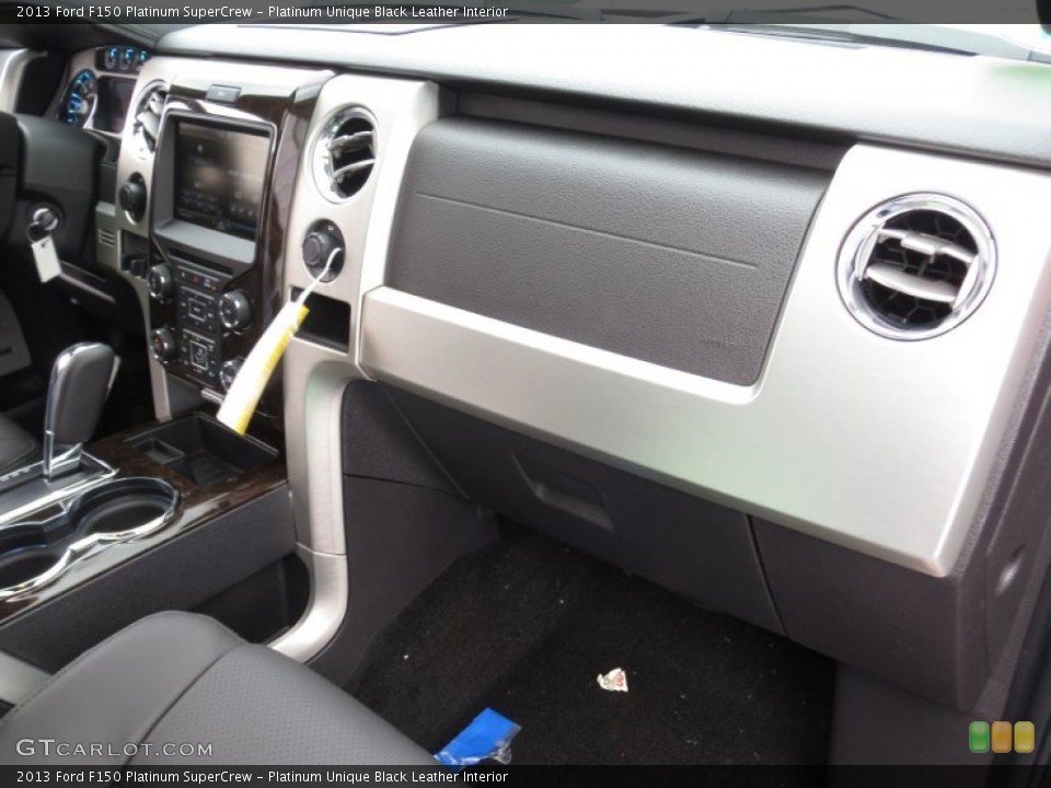 Platinum Unique Black Leather Interior Dashboard for the 2013 Ford F150 Platinum SuperCrew #74282638
