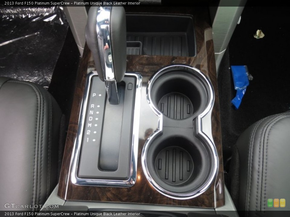 Platinum Unique Black Leather Interior Transmission for the 2013 Ford F150 Platinum SuperCrew #74282905