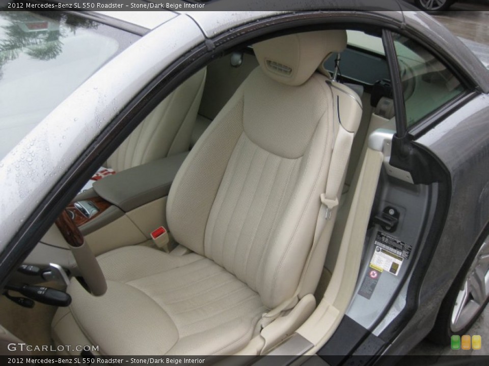 Stone/Dark Beige 2012 Mercedes-Benz SL Interiors