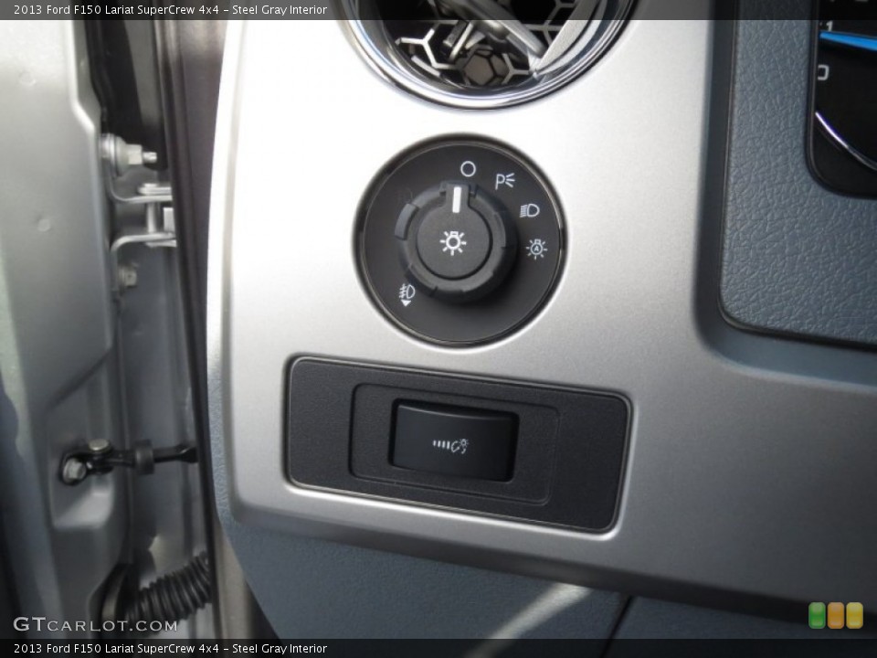 Steel Gray Interior Controls for the 2013 Ford F150 Lariat SuperCrew 4x4 #74283697