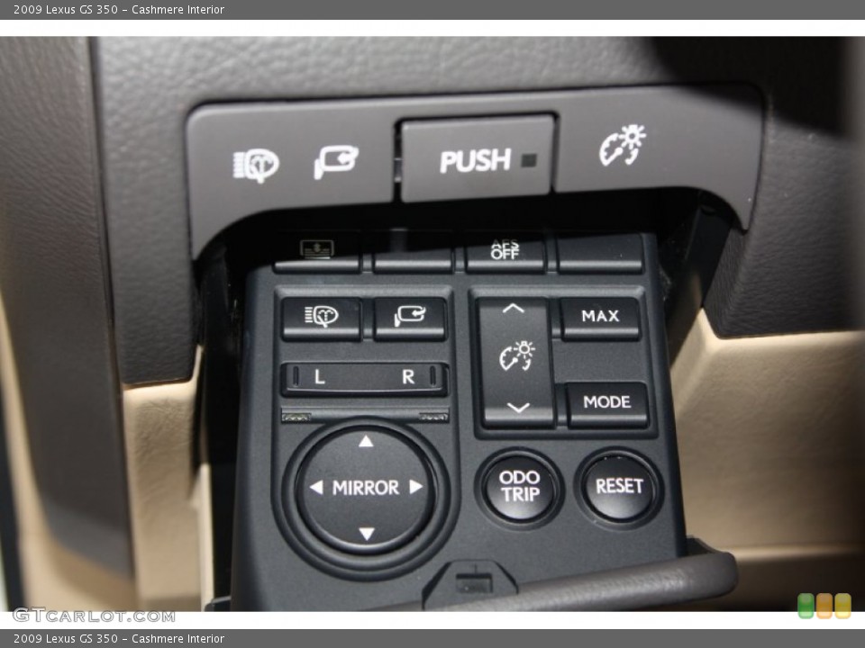 Cashmere Interior Controls for the 2009 Lexus GS 350 #74284063