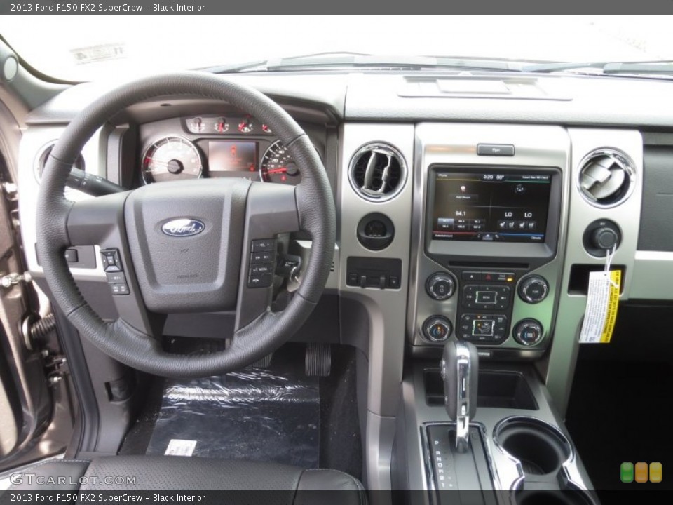 Black Interior Dashboard for the 2013 Ford F150 FX2 SuperCrew #74284342