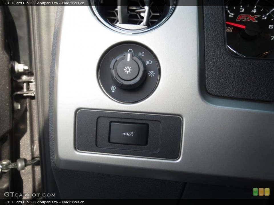 Black Interior Controls for the 2013 Ford F150 FX2 SuperCrew #74284510