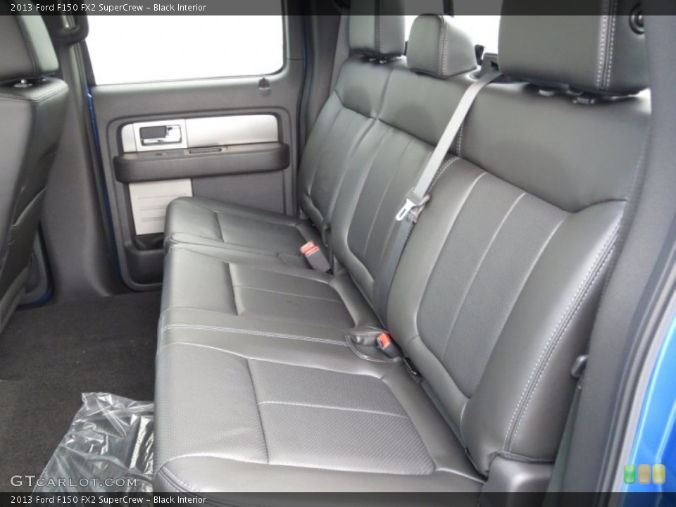 Black Interior Rear Seat for the 2013 Ford F150 FX2 SuperCrew #74285002