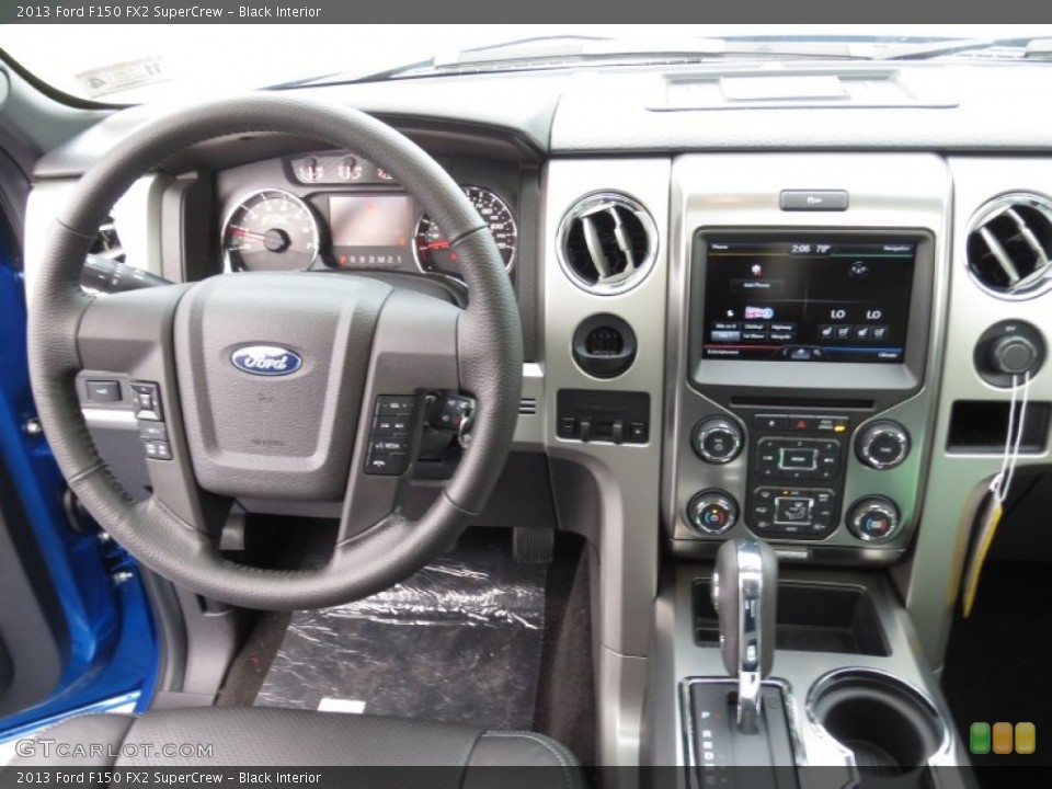Black Interior Dashboard for the 2013 Ford F150 FX2 SuperCrew #74285109
