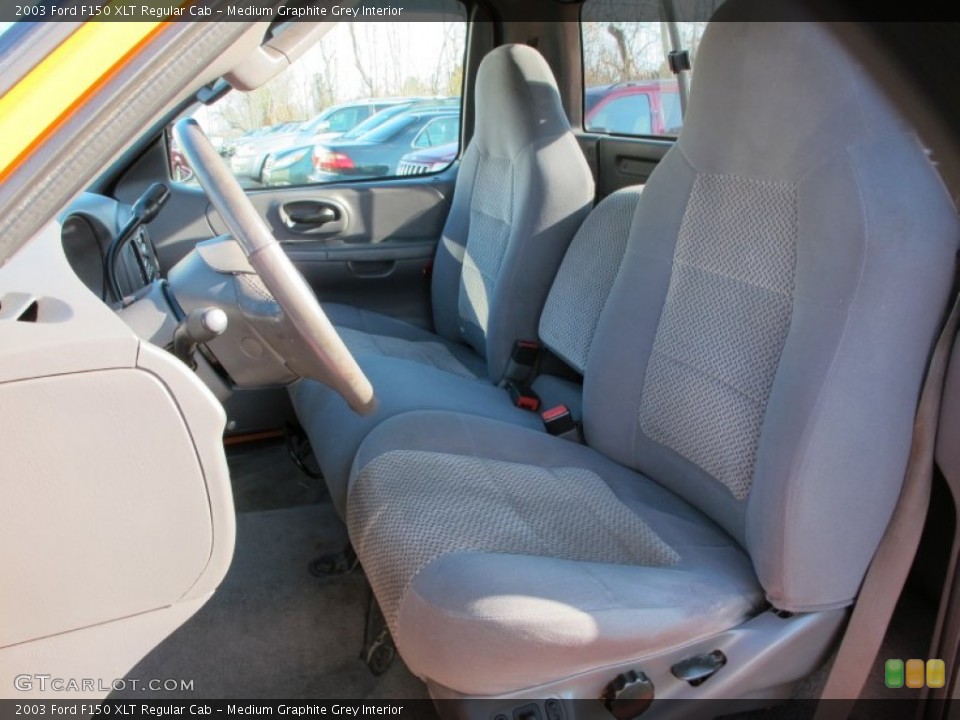 Medium Graphite Grey Interior Front Seat for the 2003 Ford F150 XLT Regular Cab #74285689