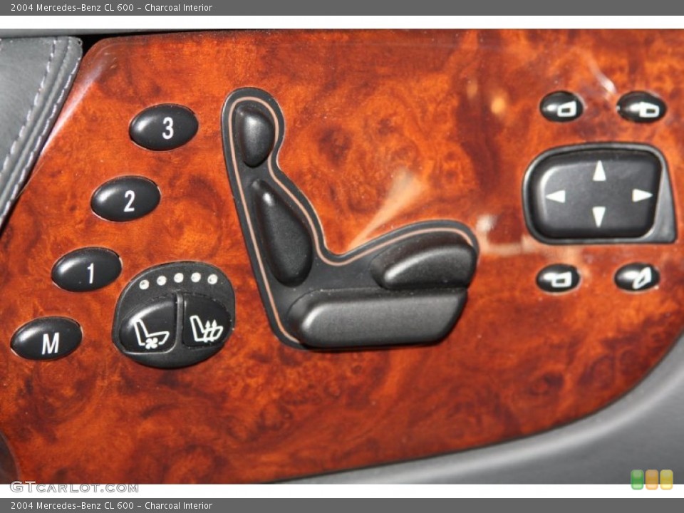 Charcoal Interior Controls for the 2004 Mercedes-Benz CL 600 #74286122