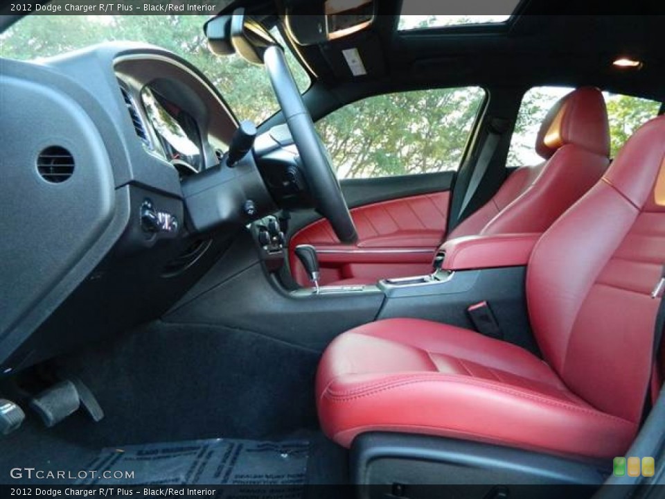 Black/Red Interior Photo for the 2012 Dodge Charger R/T Plus #74287051