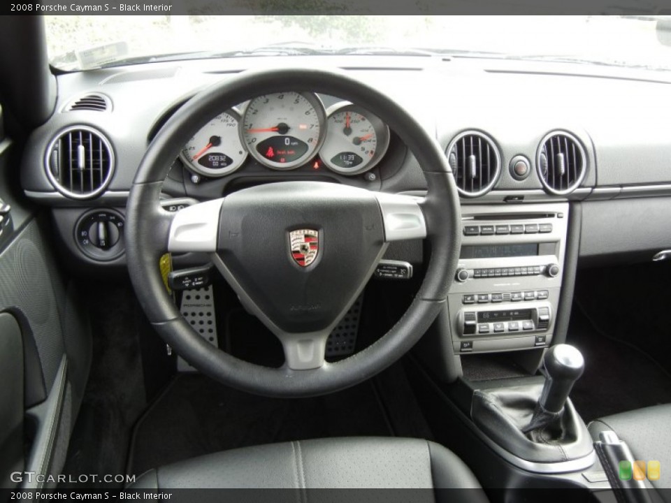 Black Interior Dashboard for the 2008 Porsche Cayman S #74288792
