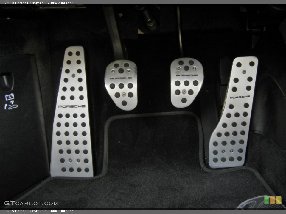 Black Interior Controls for the 2008 Porsche Cayman S #74288926