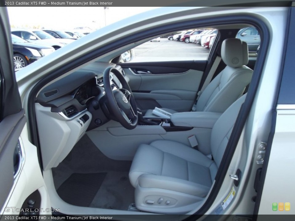 Medium Titanium/Jet Black Interior Front Seat for the 2013 Cadillac XTS FWD #74289078