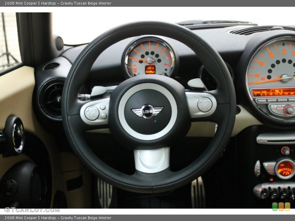 Gravity Tuscan Beige Interior Steering Wheel for the 2008 Mini Cooper S Hardtop #74289293