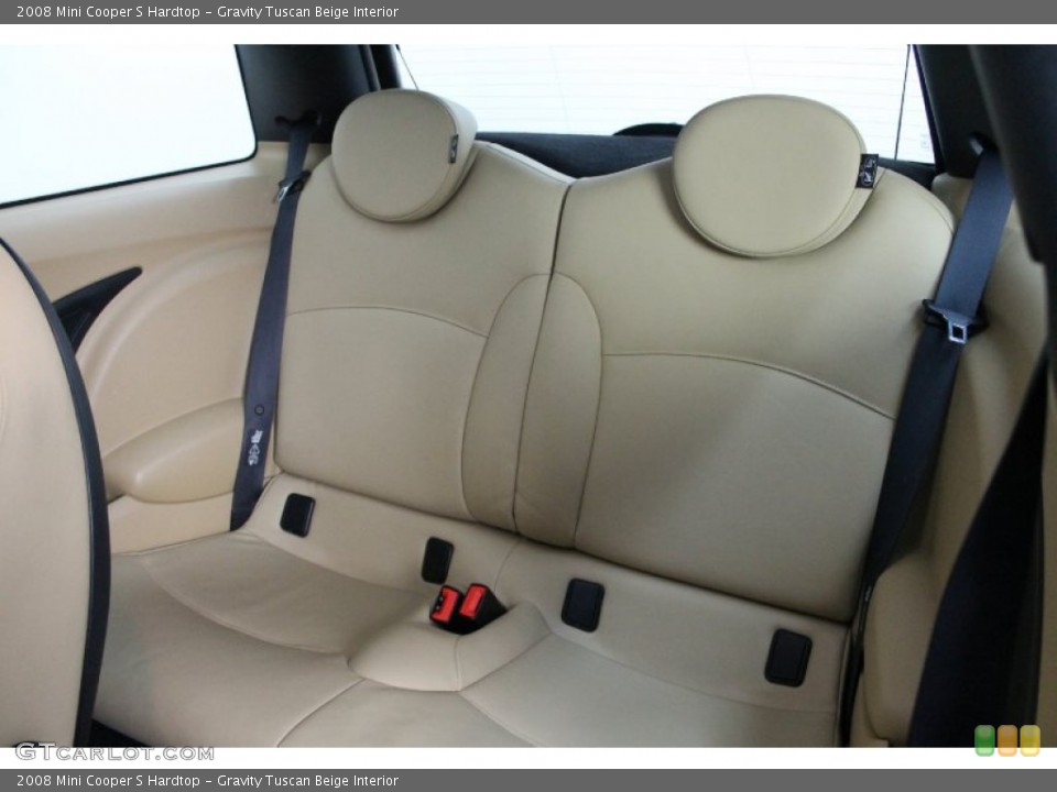 Gravity Tuscan Beige Interior Rear Seat for the 2008 Mini Cooper S Hardtop #74289352