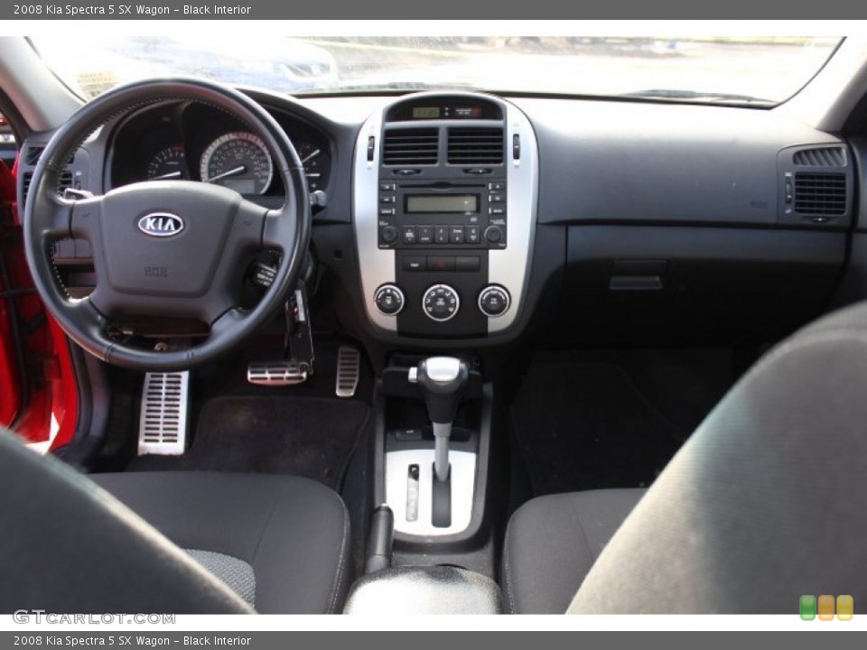 Black Interior Dashboard for the 2008 Kia Spectra 5 SX Wagon #74289827