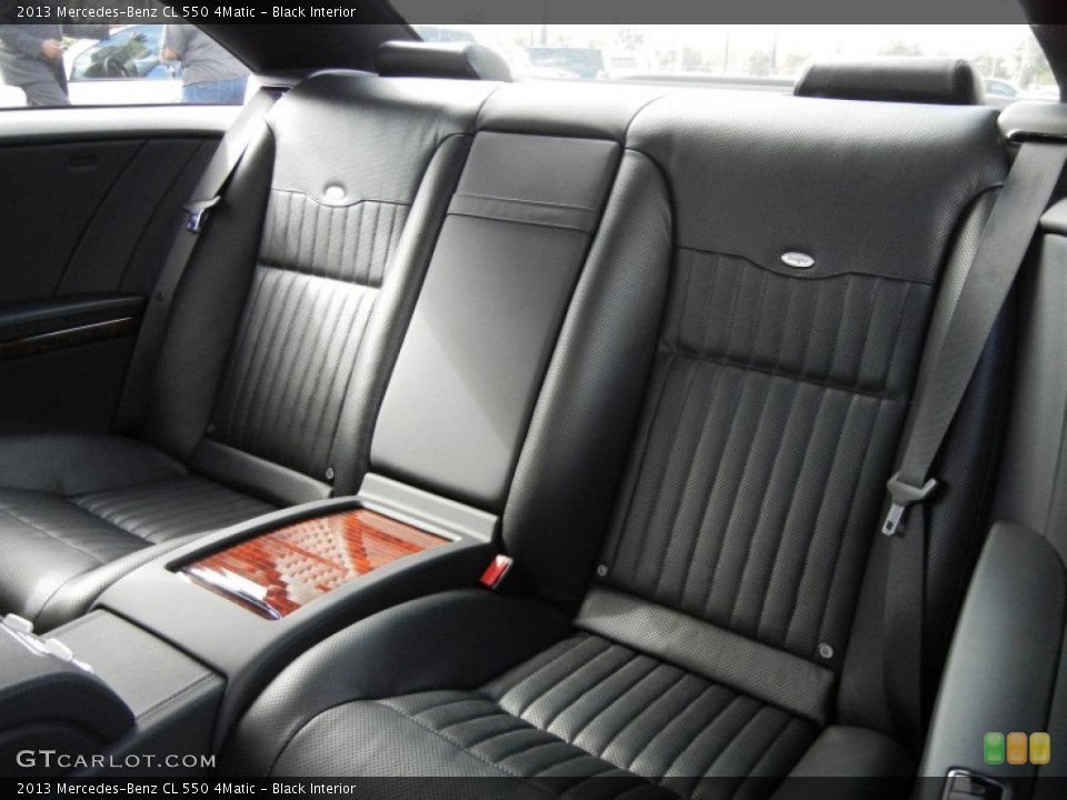 Black Interior Rear Seat for the 2013 Mercedes-Benz CL 550 4Matic #74290114