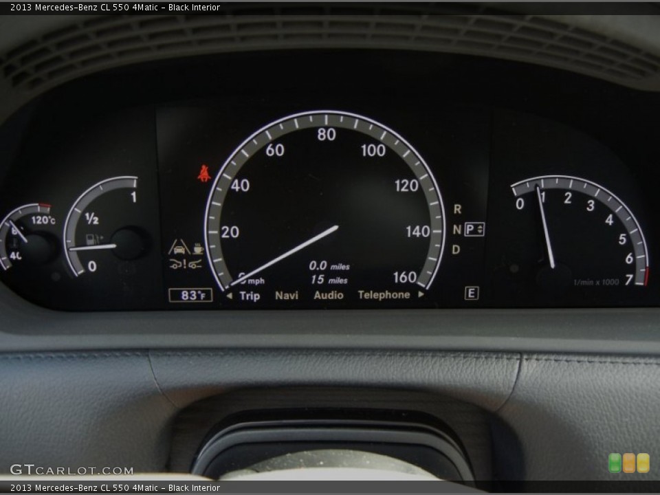 Black Interior Gauges for the 2013 Mercedes-Benz CL 550 4Matic #74290179