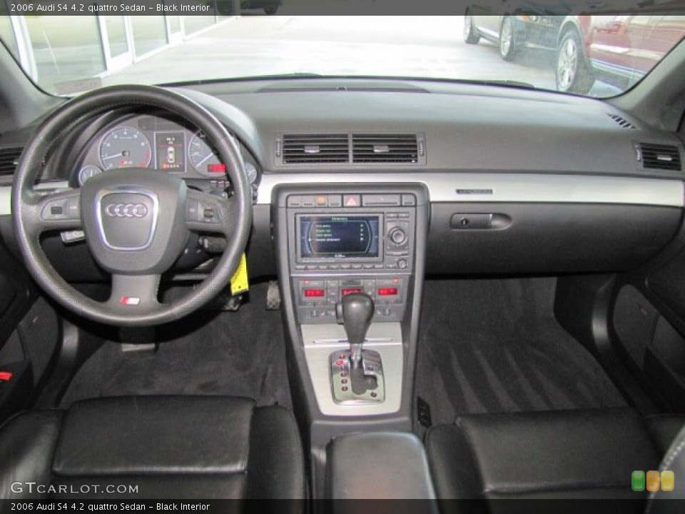 Black Interior Dashboard for the 2006 Audi S4 4.2 quattro Sedan #74291237
