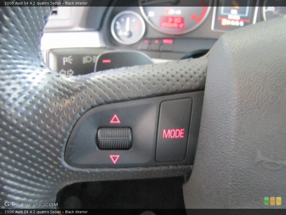 Black Interior Controls for the 2006 Audi S4 4.2 quattro Sedan #74291452