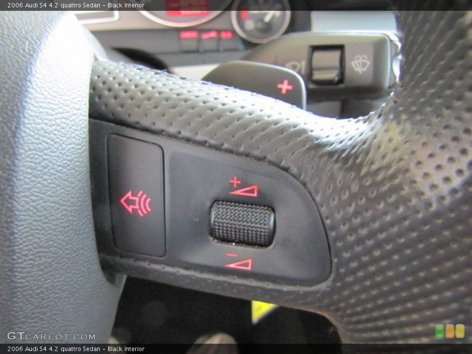Black Interior Controls for the 2006 Audi S4 4.2 quattro Sedan #74291471