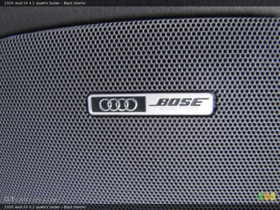 Black Interior Audio System for the 2006 Audi S4 4.2 quattro Sedan #74291628