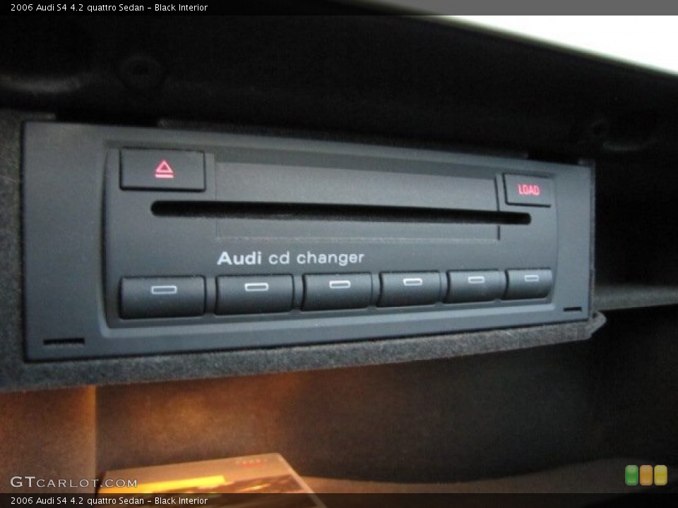 Black Interior Audio System for the 2006 Audi S4 4.2 quattro Sedan #74291764