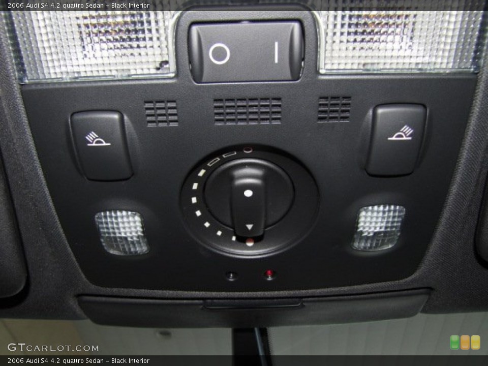 Black Interior Controls for the 2006 Audi S4 4.2 quattro Sedan #74291776