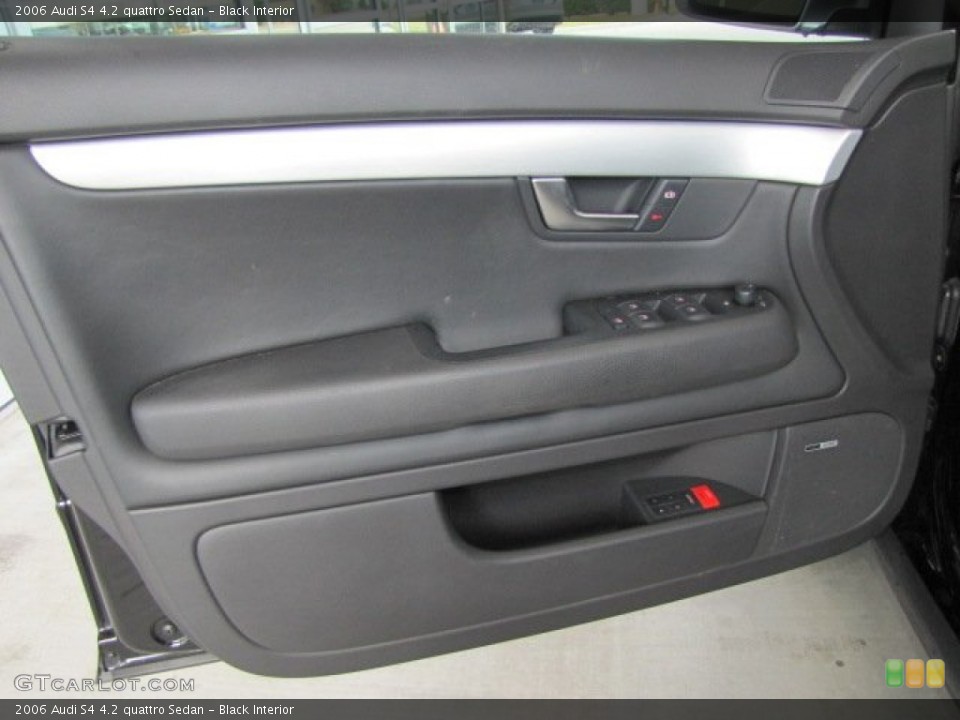 Black Interior Door Panel for the 2006 Audi S4 4.2 quattro Sedan #74291804