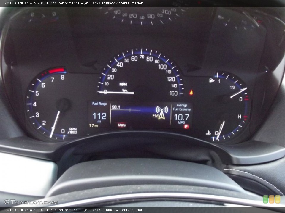 Jet Black/Jet Black Accents Interior Gauges for the 2013 Cadillac ATS 2.0L Turbo Performance #74292358