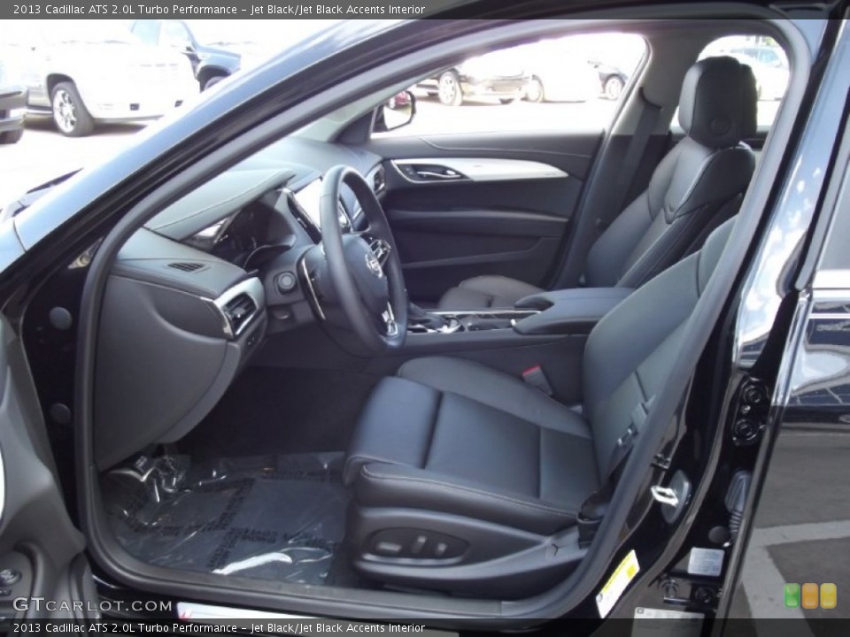 Jet Black/Jet Black Accents Interior Front Seat for the 2013 Cadillac ATS 2.0L Turbo Performance #74292415