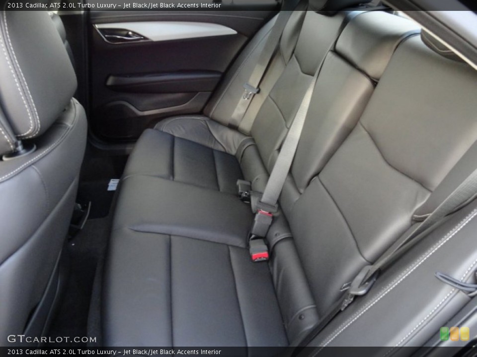 Jet Black/Jet Black Accents Interior Rear Seat for the 2013 Cadillac ATS 2.0L Turbo Luxury #74292823
