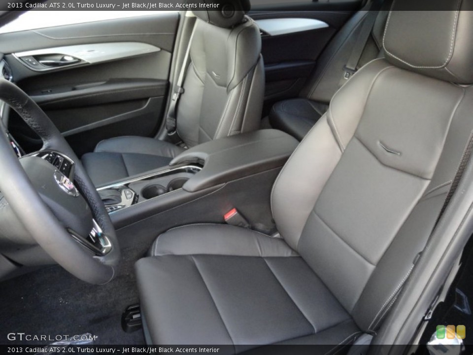 Jet Black/Jet Black Accents Interior Front Seat for the 2013 Cadillac ATS 2.0L Turbo Luxury #74292883