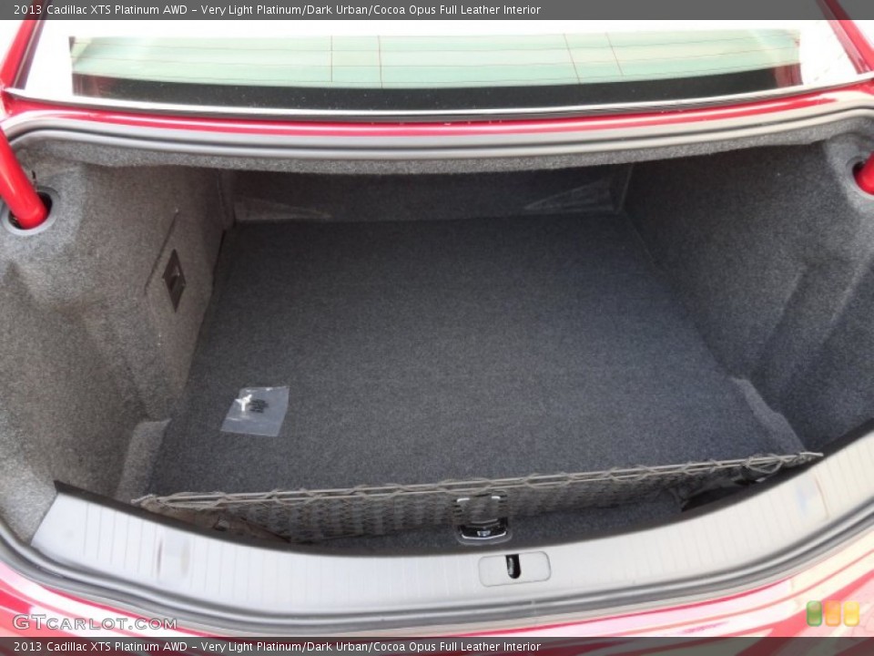 Very Light Platinum/Dark Urban/Cocoa Opus Full Leather Interior Trunk for the 2013 Cadillac XTS Platinum AWD #74293204