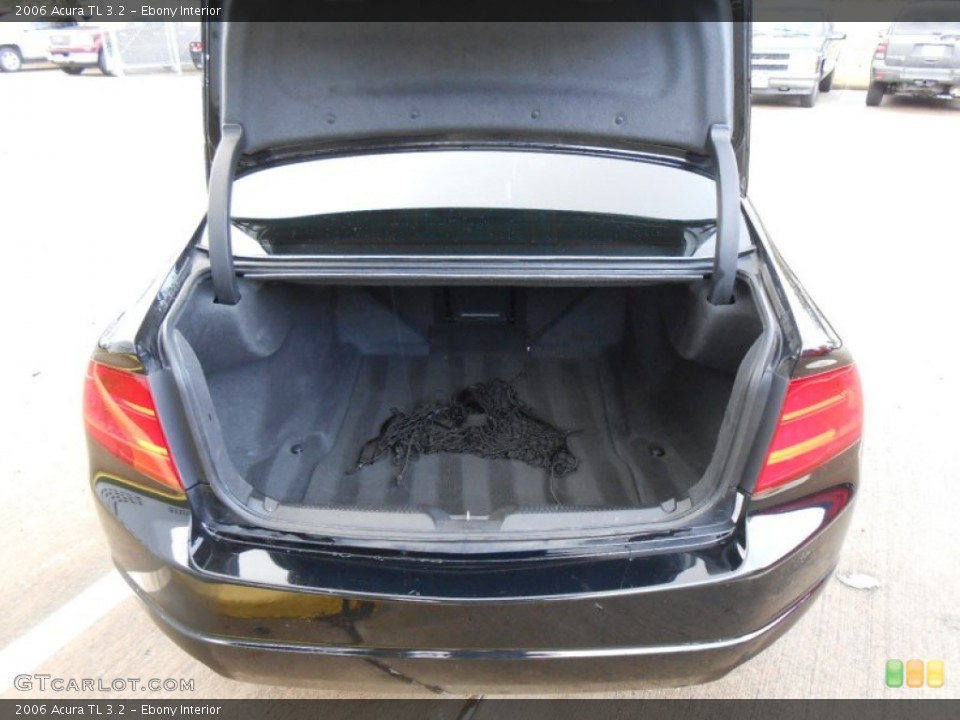 Ebony Interior Trunk for the 2006 Acura TL 3.2 #74293330