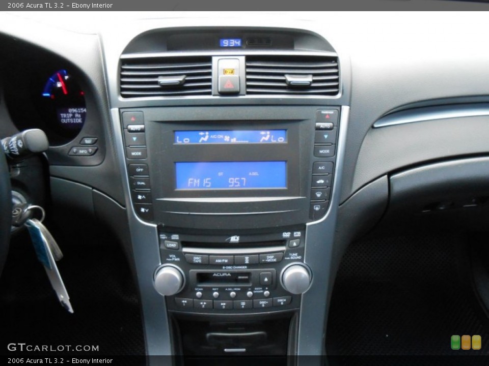 Ebony Interior Controls for the 2006 Acura TL 3.2 #74293552