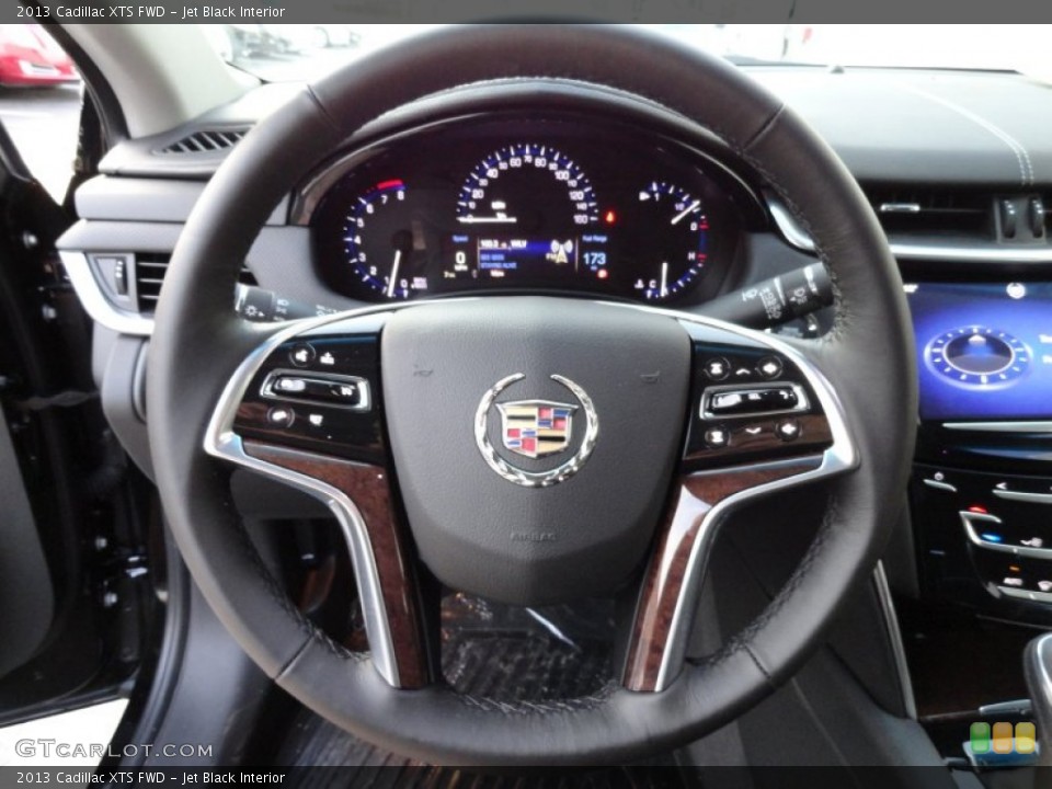 Jet Black Interior Steering Wheel for the 2013 Cadillac XTS FWD #74293792