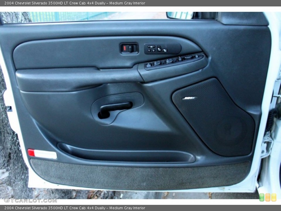 Medium Gray Interior Door Panel for the 2004 Chevrolet Silverado 3500HD LT Crew Cab 4x4 Dually #74295682