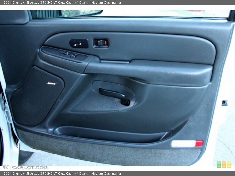 Medium Gray Interior Door Panel for the 2004 Chevrolet Silverado 3500HD LT Crew Cab 4x4 Dually #74295697