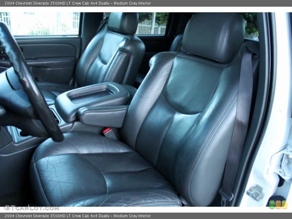 Medium Gray Interior Front Seat for the 2004 Chevrolet Silverado 3500HD LT Crew Cab 4x4 Dually #74295757