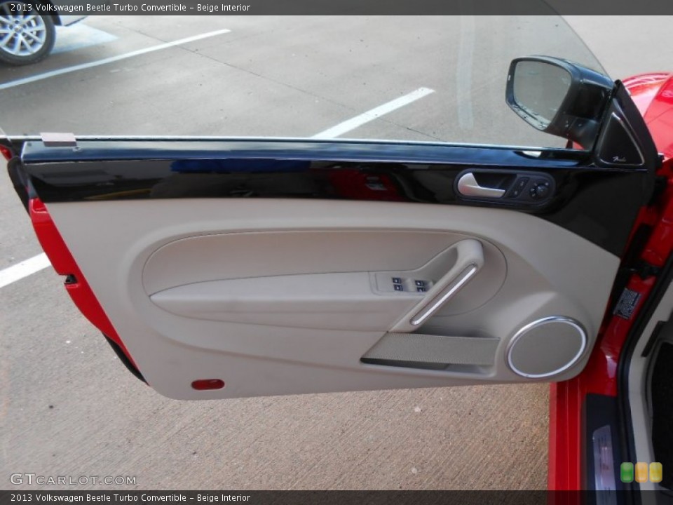 Beige Interior Door Panel for the 2013 Volkswagen Beetle Turbo Convertible #74298206