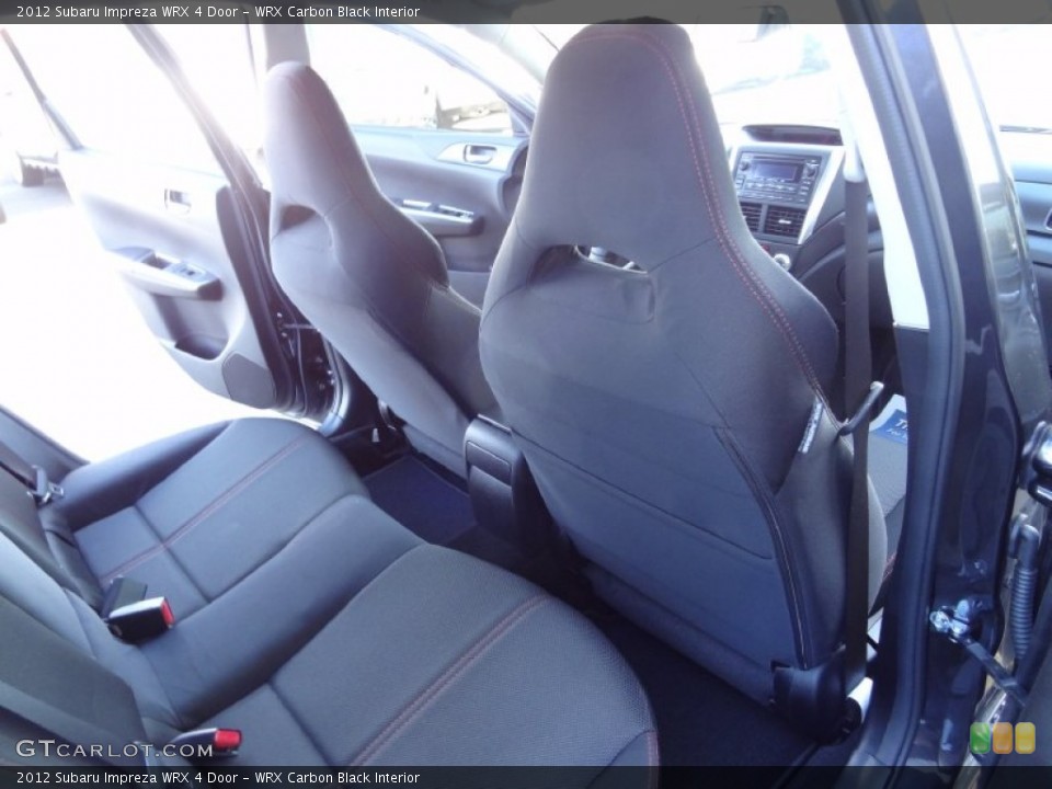 WRX Carbon Black Interior Rear Seat for the 2012 Subaru Impreza WRX 4 Door #74298207