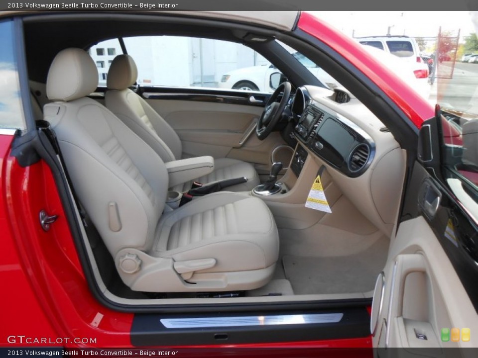 Beige Interior Photo for the 2013 Volkswagen Beetle Turbo Convertible #74298276