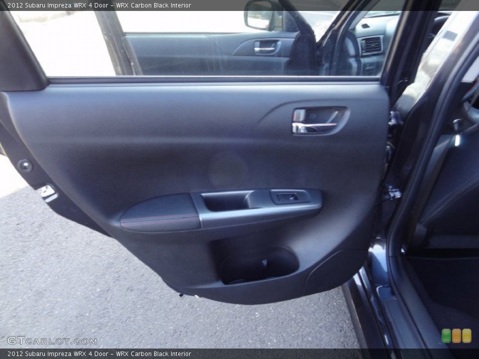 WRX Carbon Black Interior Door Panel for the 2012 Subaru Impreza WRX 4 Door #74298290