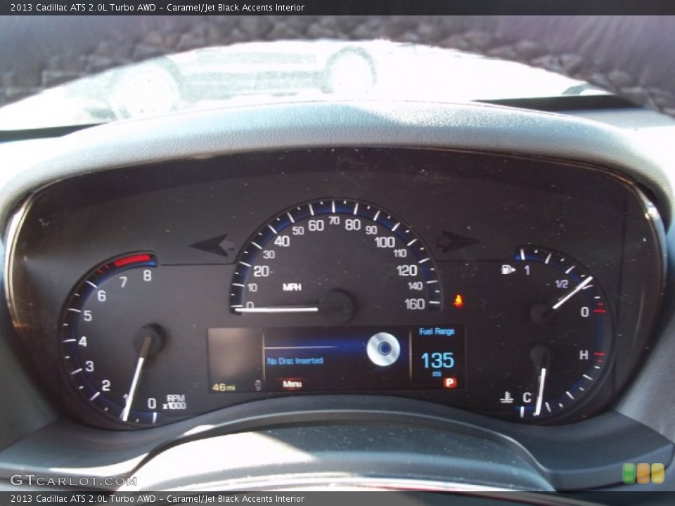 Caramel/Jet Black Accents Interior Gauges for the 2013 Cadillac ATS 2.0L Turbo AWD #74301853