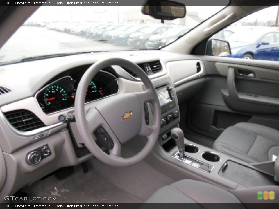 Dark Titanium/Light Titanium Interior Prime Interior for the 2013 Chevrolet Traverse LS #74303704