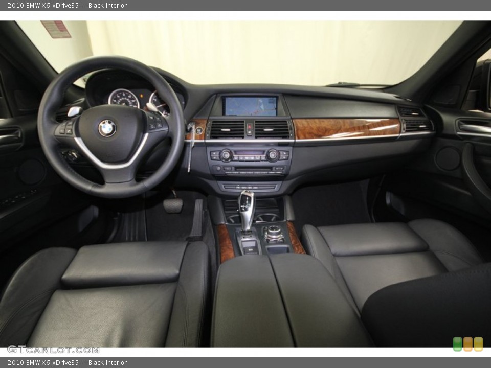 Black Interior Dashboard for the 2010 BMW X6 xDrive35i #74306008