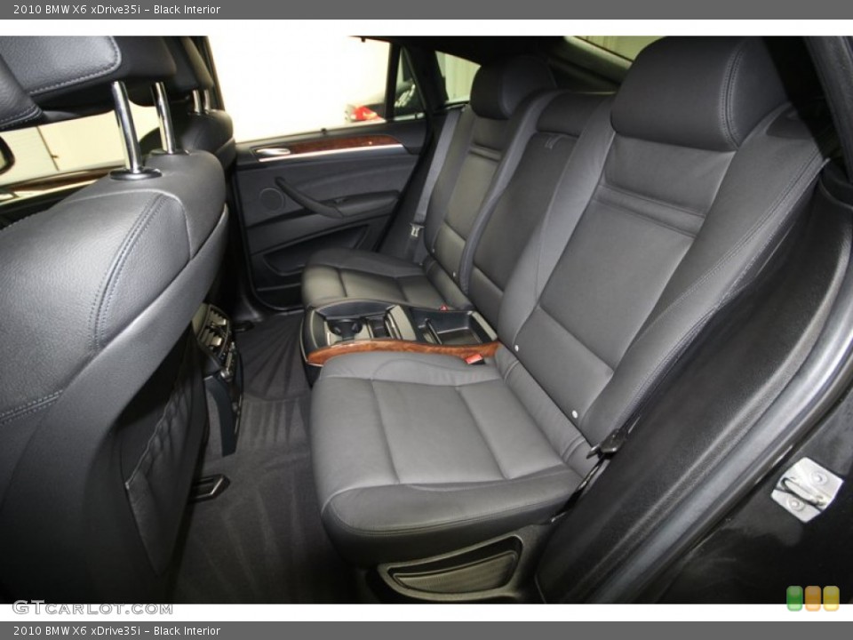 Black Interior Rear Seat for the 2010 BMW X6 xDrive35i #74306035
