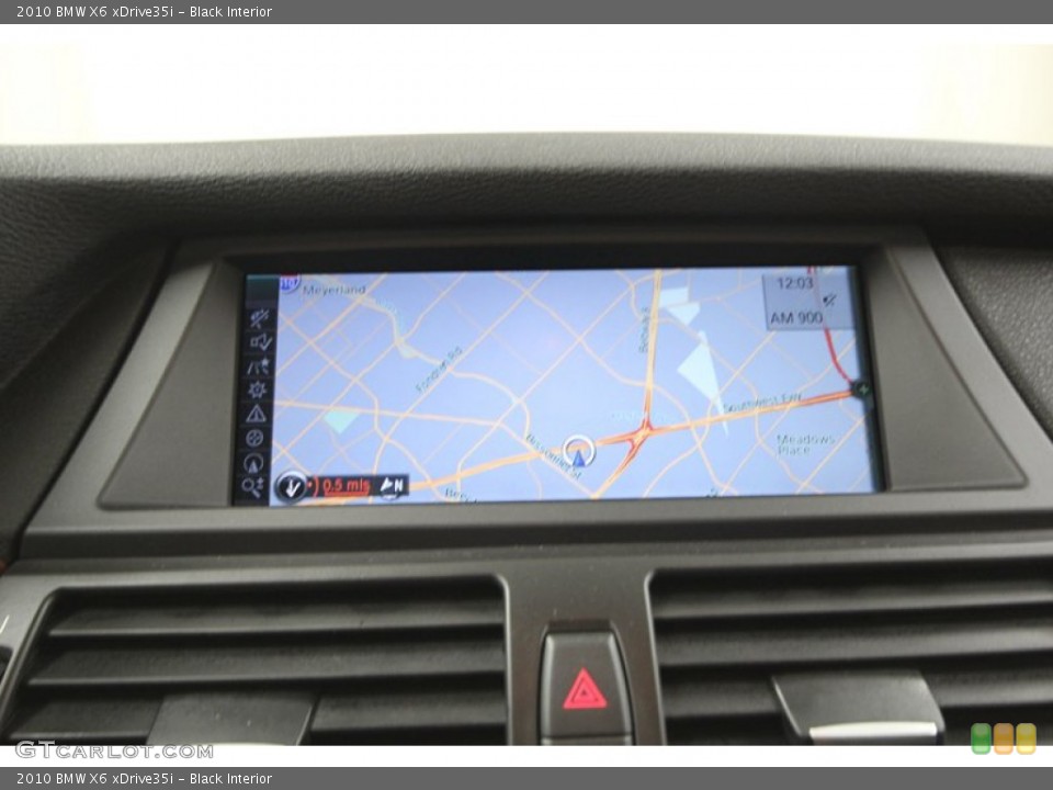 Black Interior Navigation for the 2010 BMW X6 xDrive35i #74306059