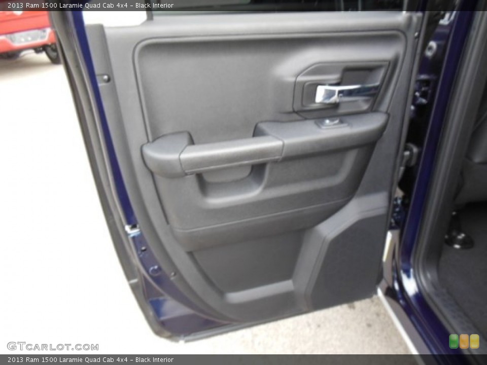 Black Interior Door Panel for the 2013 Ram 1500 Laramie Quad Cab 4x4 #74308696