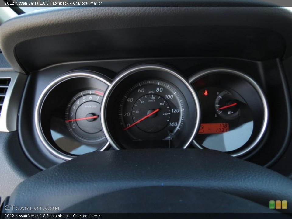 Charcoal Interior Gauges for the 2012 Nissan Versa 1.8 S Hatchback #74308724