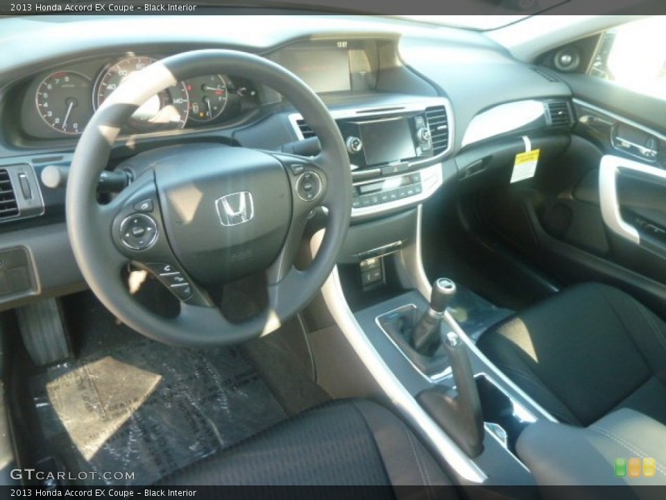 Black Interior Prime Interior for the 2013 Honda Accord EX Coupe #74309906